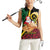 Vanuatu Christmas Women Sleeveless Polo Shirt Vanuatuan Conch Shell - Meri Krismas!