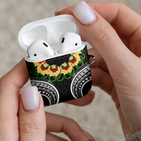 Black Tonga Ngatu Kahoa Lei AirPods Case LT14 - Polynesian Pride