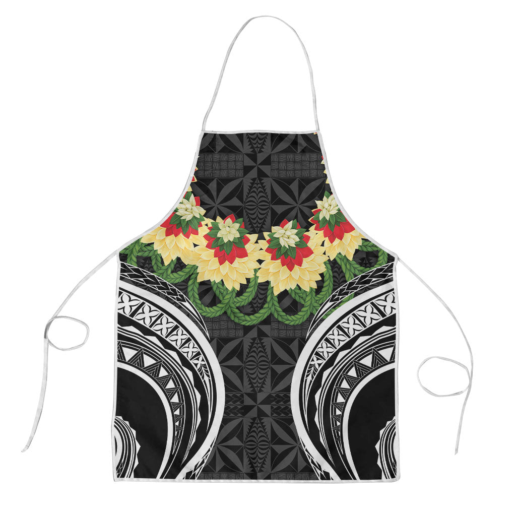 Black Tonga Ngatu Kahoa Lei Apron LT14 Black - Polynesian Pride