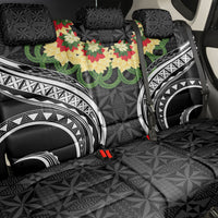 Black Tonga Ngatu Kahoa Lei Back Car Seat Cover LT14 - Polynesian Pride