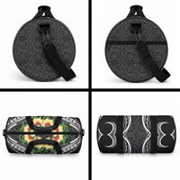 Black Tonga Ngatu Kahoa Lei Duffle Bag LT14 - Polynesian Pride