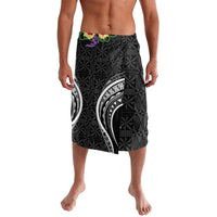 Black Tonga Ngatu Kahoa Lei Lavalava LT14 Black - Polynesian Pride