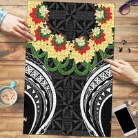 Black Tonga Ngatu Kahoa Lei Puzzle LT14 Black - Polynesian Pride