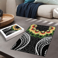 Black Tonga Ngatu Kahoa Lei Puzzle LT14 - Polynesian Pride