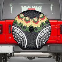 Black Tonga Ngatu Kahoa Lei Spare Tire Cover LT14 - Polynesian Pride