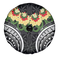 Black Tonga Ngatu Kahoa Lei Spare Tire Cover LT14 - Polynesian Pride