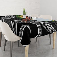 Black Tonga Ngatu Kahoa Lei Tablecloth LT14 - Polynesian Pride