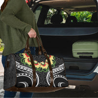 Black Tonga Ngatu Kahoa Lei Travel Bag LT14 - Polynesian Pride