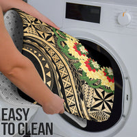 Grunge Gold Tonga Ngatu Kahoa Lei Bathroom Set LT14 - Polynesian Pride