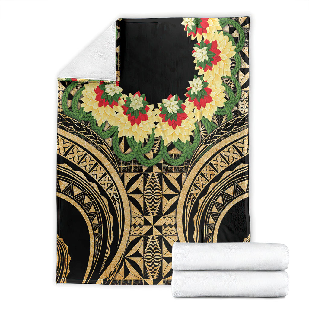 Grunge Gold Tonga Ngatu Kahoa Lei Blanket LT14 - Polynesian Pride