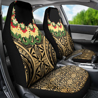 Grunge Gold Tonga Ngatu Kahoa Lei Car Seat Cover LT14 - Polynesian Pride