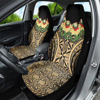 Grunge Gold Tonga Ngatu Kahoa Lei Car Seat Cover LT14 - Polynesian Pride