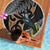Aotearoa Kowhai Tui Bird Beach Blanket Maori Ngaru With Silver Fern