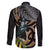 Aotearoa Kowhai Tui Bird Family Matching Tank Maxi Dress and Hawaiian Shirt Maori Ngaru With Silver Fern