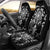 Black Ngaru Taniko With Aotearoa Maori Tattoo Car Seat Cover