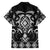 Black Ngaru Taniko With Aotearoa Maori Tattoo Hawaiian Shirt
