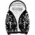 Black Ngaru Taniko With Aotearoa Maori Tattoo Sherpa Hoodie