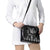Black Ngaru Taniko With Aotearoa Maori Tattoo Shoulder Handbag