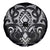 Black Ngaru Taniko With Aotearoa Maori Tattoo Spare Tire Cover