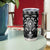 Black Ngaru Taniko With Aotearoa Maori Tattoo Tumbler Cup