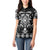 Black Ngaru Taniko With Aotearoa Maori Tattoo Women Polo Shirt