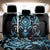 Blue Ngaru Taniko With Aotearoa Maori Tattoo Back Car Seat Cover