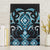Blue Ngaru Taniko With Aotearoa Maori Tattoo Canvas Wall Art