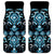 Blue Ngaru Taniko With Aotearoa Maori Tattoo Car Mats