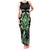 Green Ngaru Taniko With Aotearoa Maori Tattoo Family Matching Tank Maxi Dress and Hawaiian Shirt