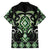 Green Ngaru Taniko With Aotearoa Maori Tattoo Hawaiian Shirt