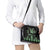 Green Ngaru Taniko With Aotearoa Maori Tattoo Shoulder Handbag