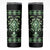 Green Ngaru Taniko With Aotearoa Maori Tattoo Skinny Tumbler