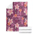 Pink Hawaii Plumeria With Tropical Flowers Motifs Blanket