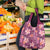 Pink Hawaii Plumeria With Tropical Flowers Motifs Grocery Bag