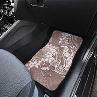 Polynesia Hammerhead Shark Tattoo With Plumeria Lei Car Mats