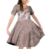 Polynesia Hammerhead Shark Tattoo With Plumeria Lei Family Matching Off Shoulder Short Dress and Hawaiian Shirt
