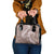 Polynesia Hammerhead Shark Tattoo With Plumeria Lei Shoulder Handbag