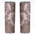 Polynesia Hammerhead Shark Tattoo With Plumeria Lei Skinny Tumbler