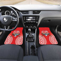 Personalised Taiwan Billiards Car Mats Eight-ball Pool Polynesia Tattoo - Polynesian Pride