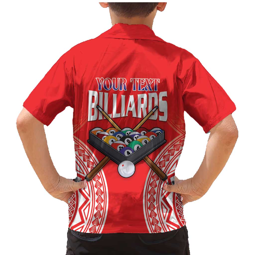 Personalised Taiwan Billiards Family Matching Mermaid Dress and Hawaiian Shirt Eight-ball Pool Polynesia Tattoo LT14 - Polynesian Pride