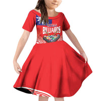 Personalised Taiwan Billiards Family Matching Off Shoulder Short Dress and Hawaiian Shirt Eight-ball Pool Polynesia Tattoo - Polynesian Pride