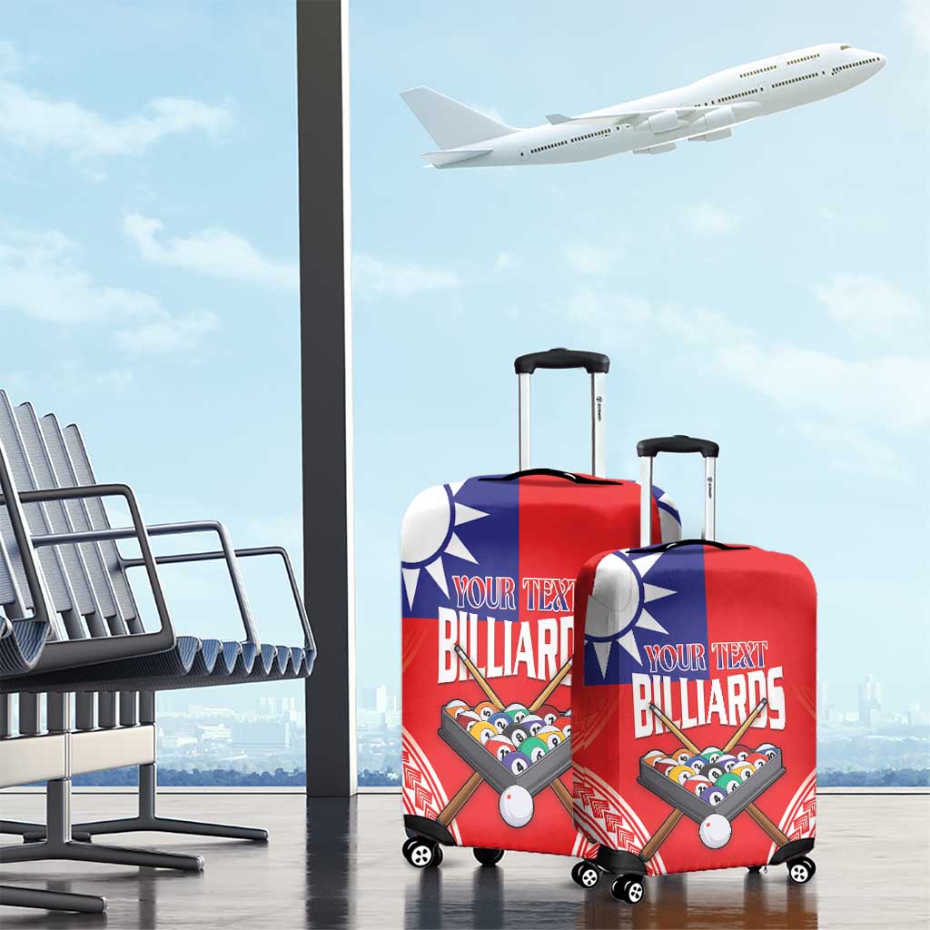 Personalised Taiwan Billiards Luggage Cover Eight-ball Pool Polynesia Tattoo - Polynesian Pride