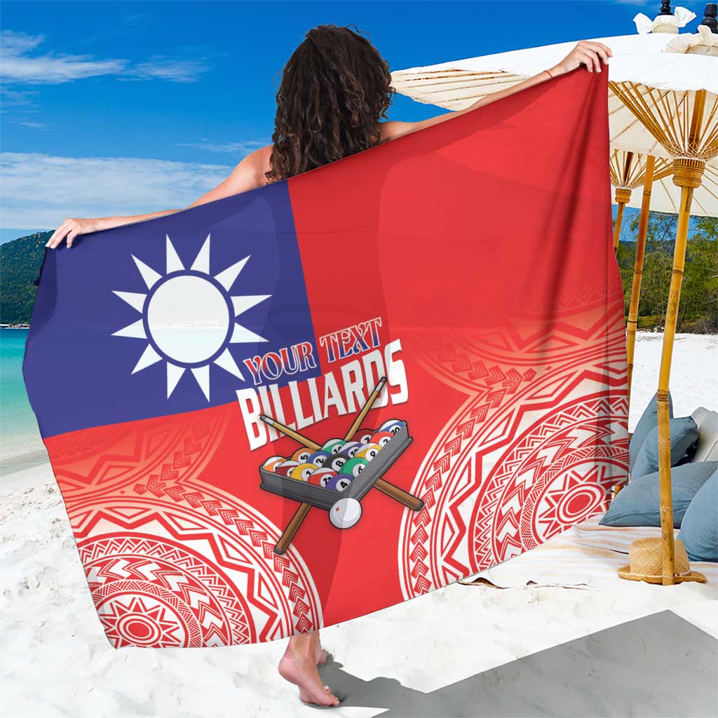 Personalised Taiwan Billiards Sarong Eight-ball Pool Polynesia Tattoo - Polynesian Pride