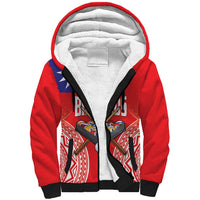 Personalised Taiwan Billiards Sherpa Hoodie Eight-ball Pool Polynesia Tattoo - Polynesian Pride