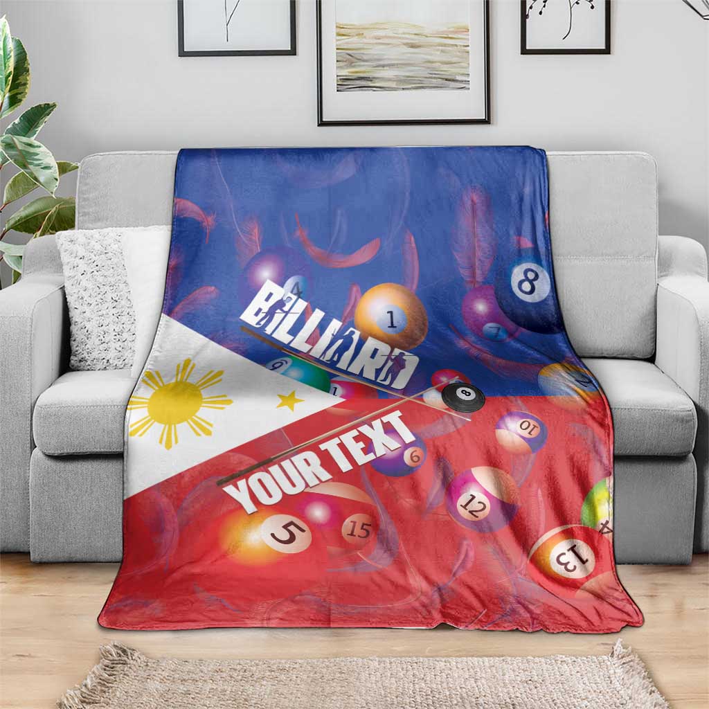 Personalised Philippines Billiards Blanket Cue With Balls Flag Style - Polynesian Pride