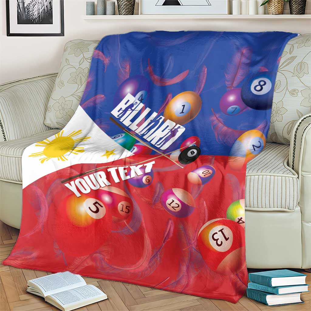 Personalised Philippines Billiards Blanket Cue With Balls Flag Style - Polynesian Pride