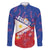 Personalised Philippines Billiards Family Matching Off The Shoulder Long Sleeve Dress and Hawaiian Shirt Cue With Balls Flag Style - Polynesian Pride