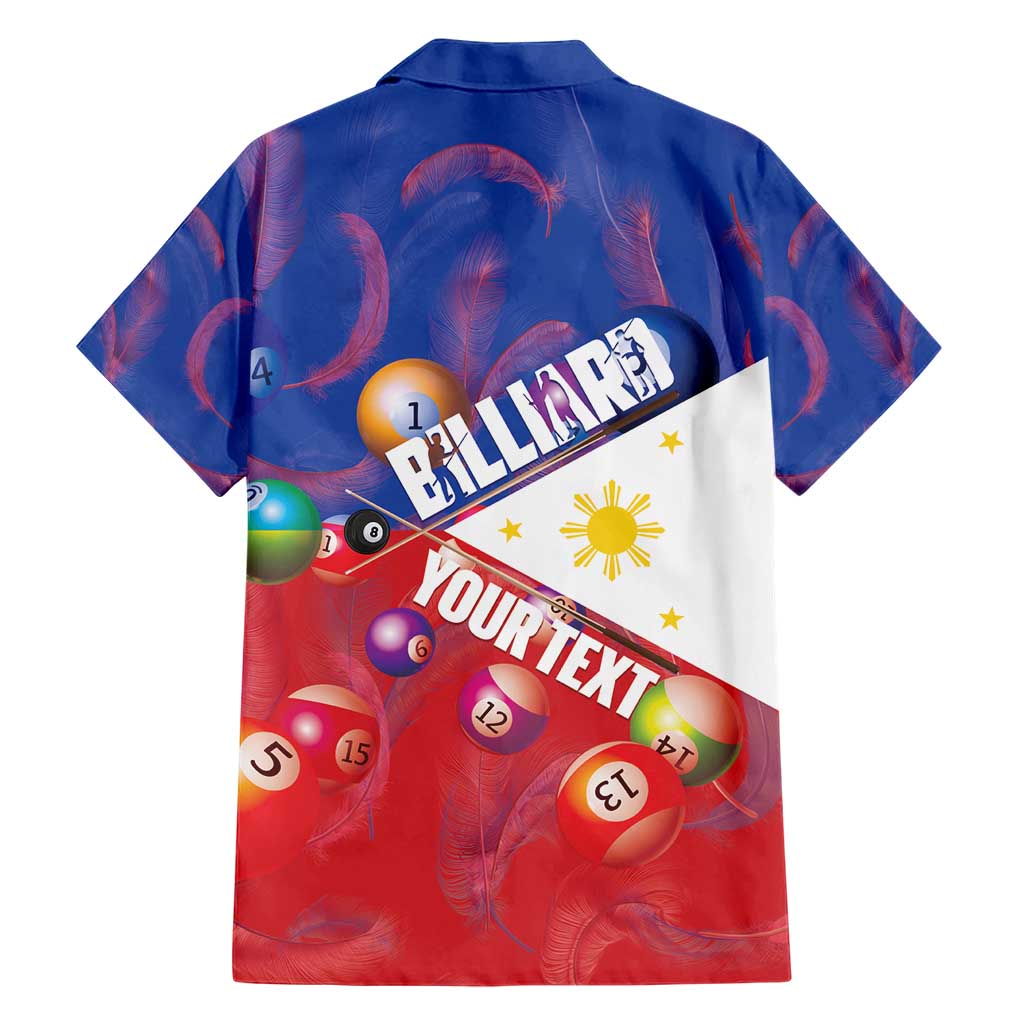 Personalised Philippines Billiards Family Matching Short Sleeve Bodycon Dress and Hawaiian Shirt Cue With Balls Flag Style LT14 - Polynesian Pride