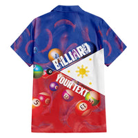 Personalised Philippines Billiards Family Matching Short Sleeve Bodycon Dress and Hawaiian Shirt Cue With Balls Flag Style LT14 - Polynesian Pride