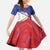 Personalised Philippines Billiards Kid Short Sleeve Dress Cue With Balls Flag Style - Polynesian Pride